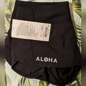 NWT Aloha Speeds Blk Sz 6 2.5" inseam